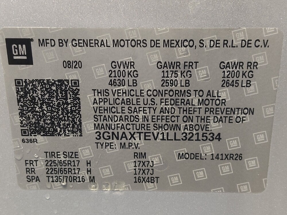 2020 Chevrolet Equinox in Metairie, LA 70006 - 18109305 33