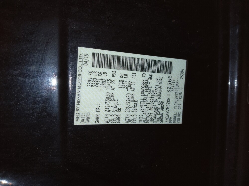 2019 Nissan Murano in St. Louis, MO 63125 - 18109320 33