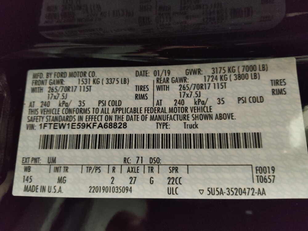 2019 Ford F150 in Union City, GA 30291 - 18109345 33