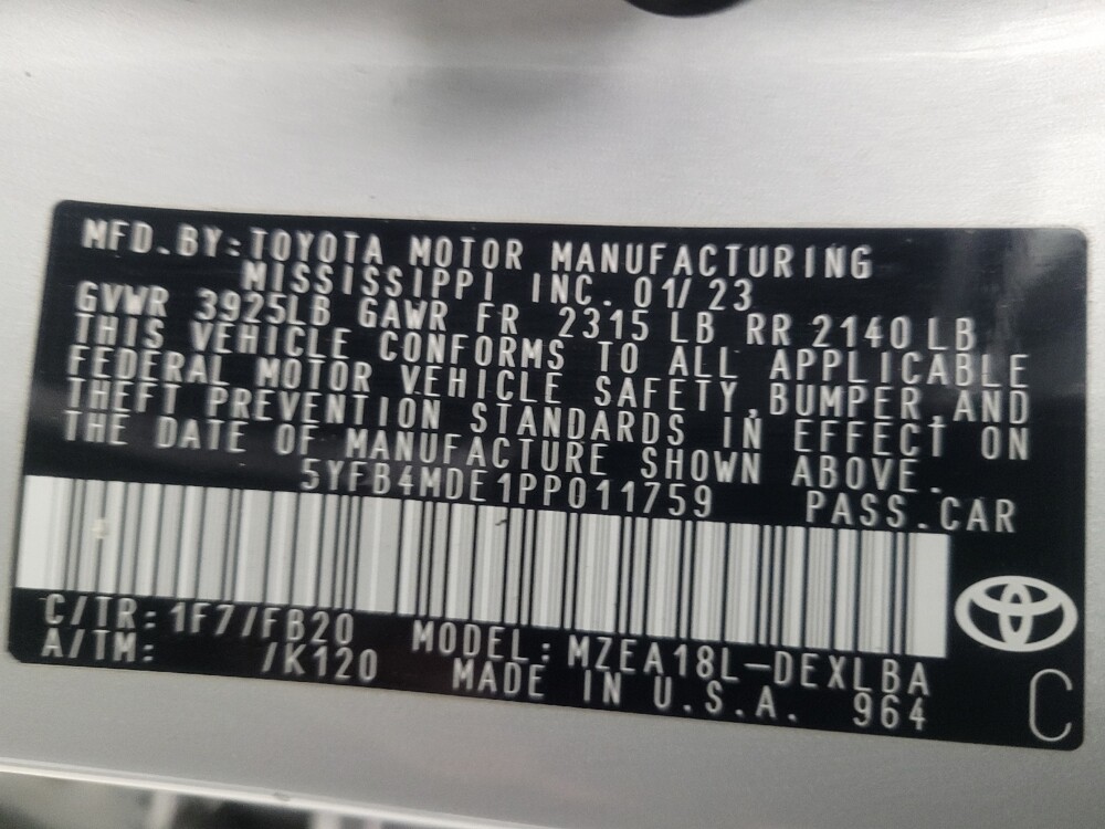 2023 Toyota Corolla in Memphis, TN 38128 - 18109352 33