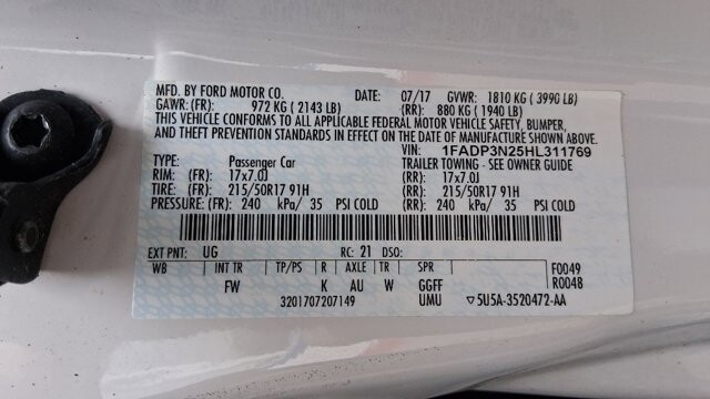 2017 Ford Focus in Cartersville, GA 30120 - 18109379 14