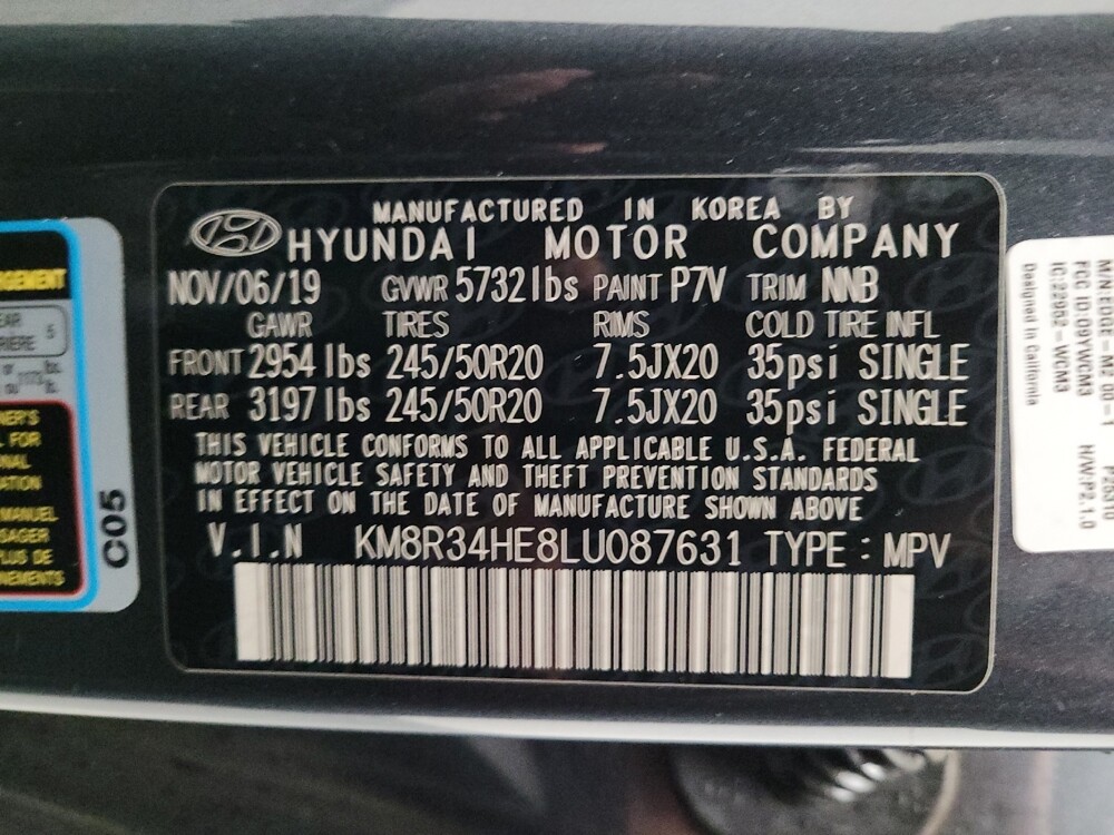 2020 Hyundai Palisade in Torrance, CA 90504 - 18109402 33