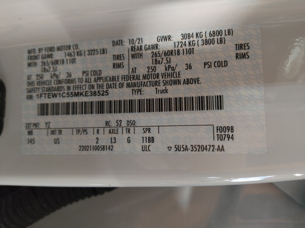 2021 Ford F150 in Arlington, TX 76011 - 18109428 33