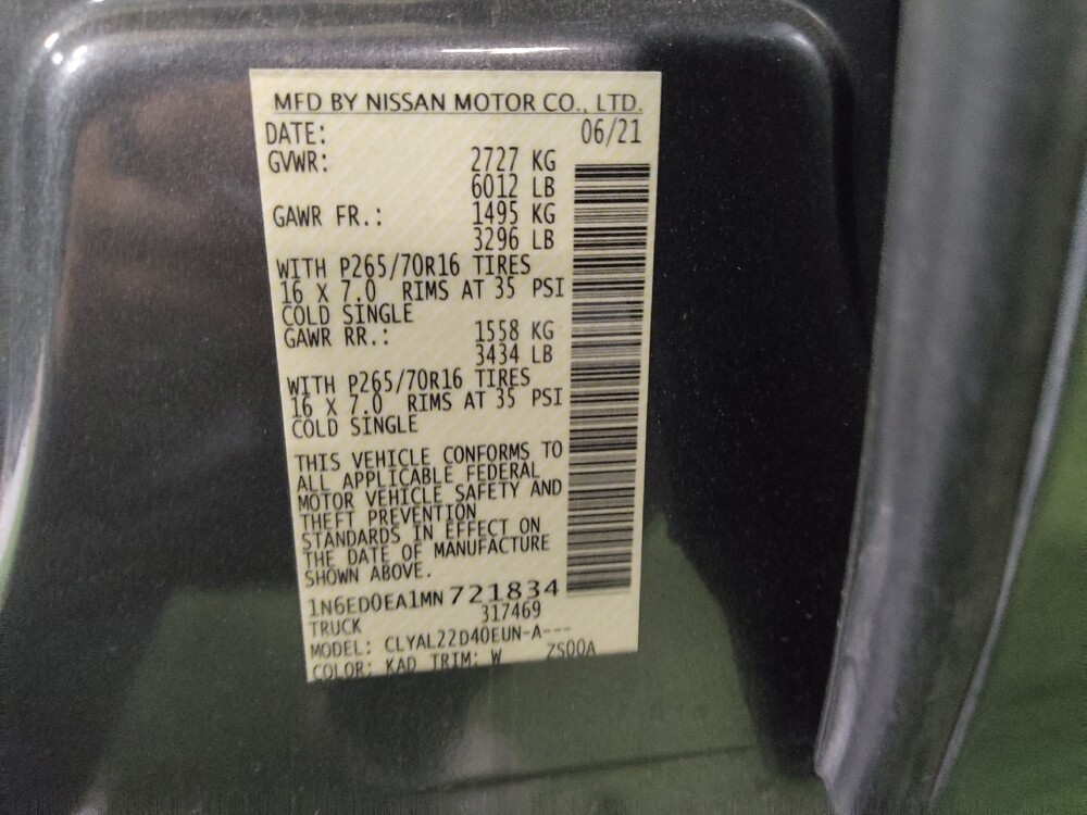 2021 Nissan Frontier in Lubbock, TX 79424 - 18109435 33