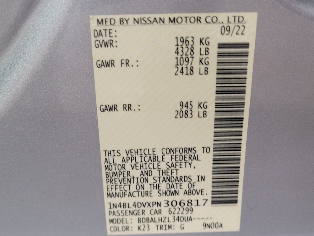 2023 Nissan Altima in Tampa, FL 33612 - 18109441 33