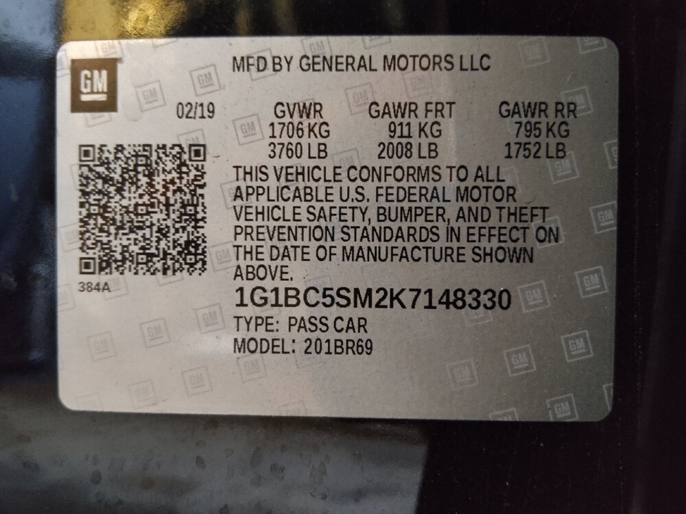 2019 Chevrolet Cruze in Clearwater, FL 33764 - 18109455 33