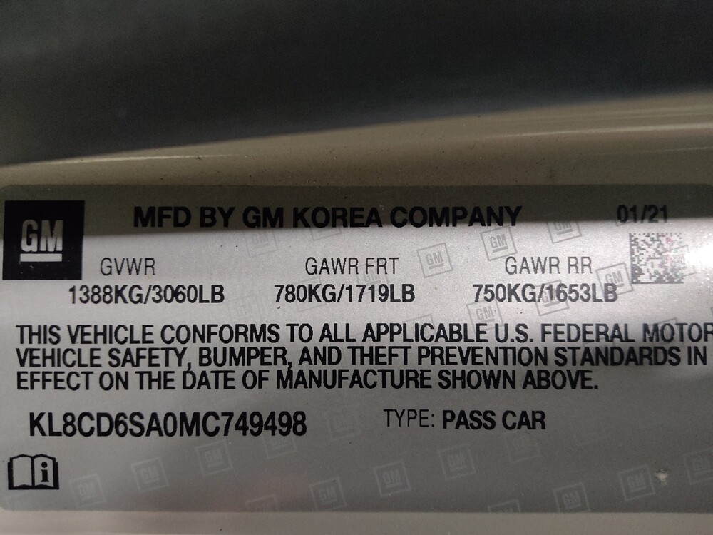 2021 Chevrolet Spark in Charleston, SC 29414 - 18109481 33