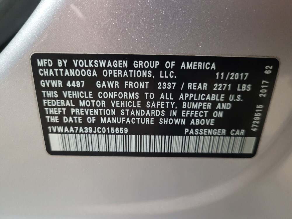 2018 Volkswagen Passat in Richmond, VA 23235 - 18109525 33