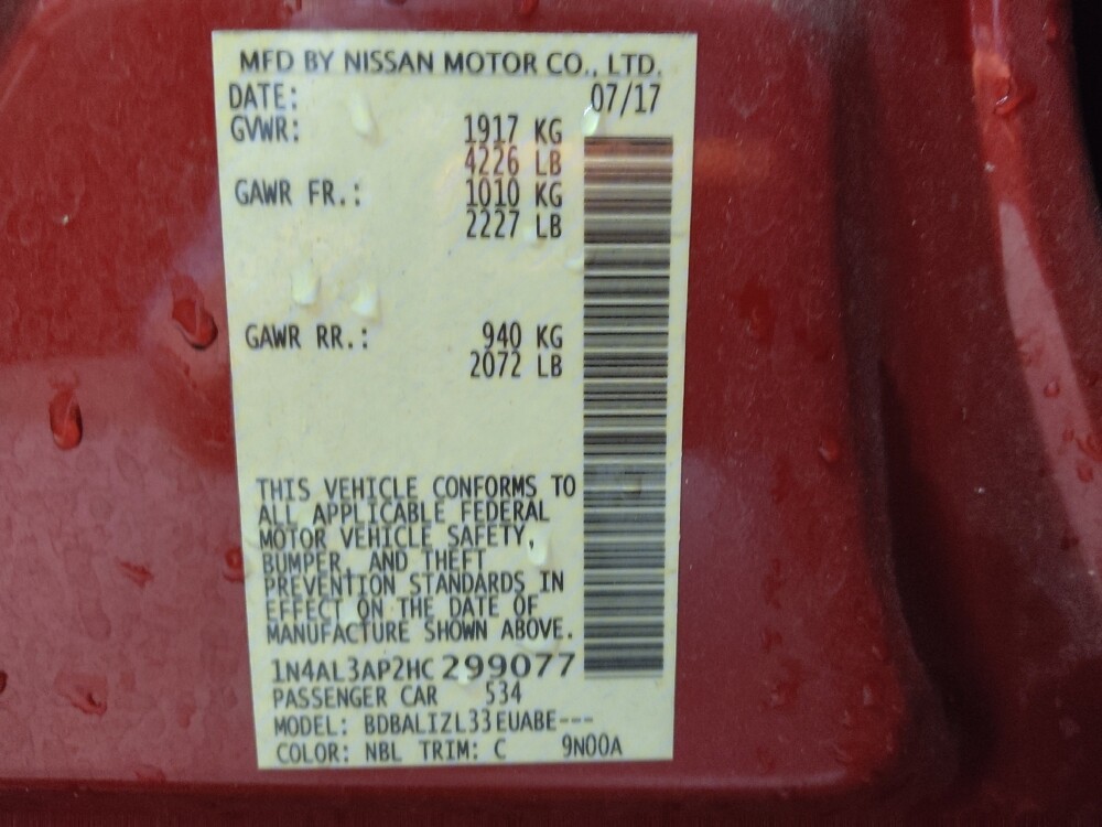 2017 Nissan Altima in Greenville, SC 29607 - 18109561 33