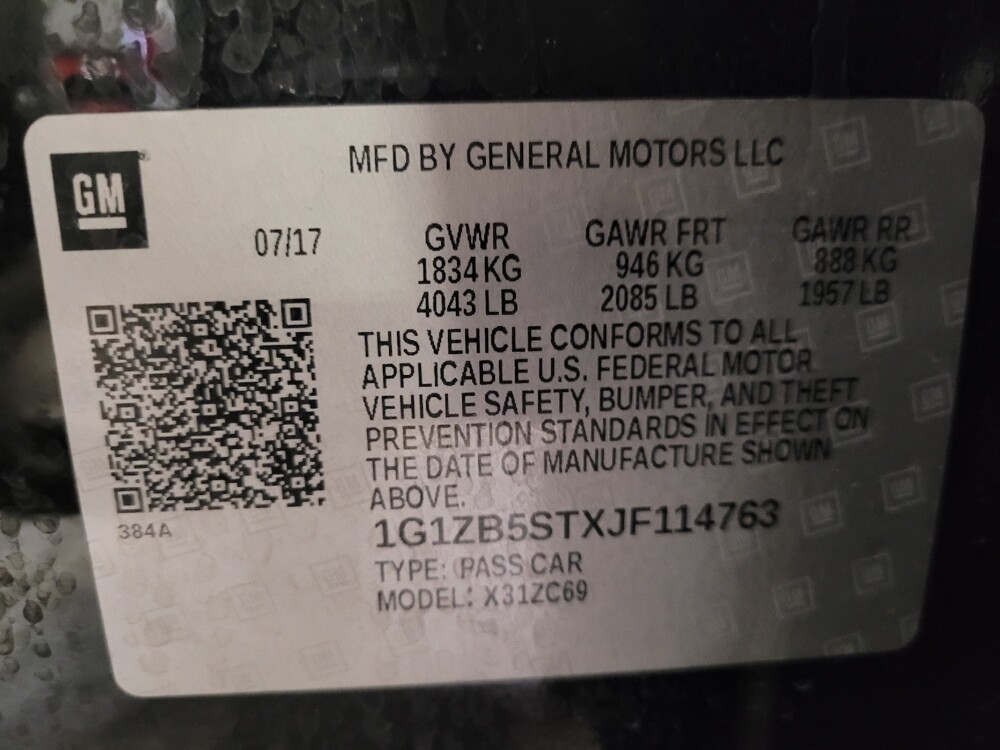 2018 Chevrolet Malibu in Kissimmee, FL 34744 - 18109563 33