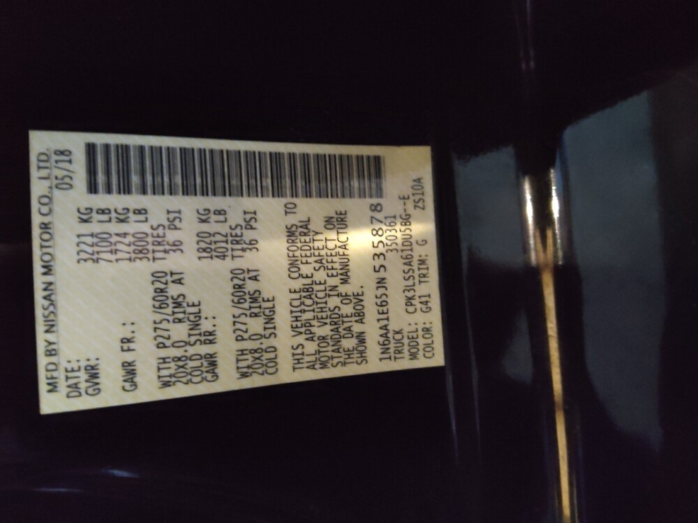 2018 Nissan Titan in Tallahassee, FL 32304 - 18109581 33