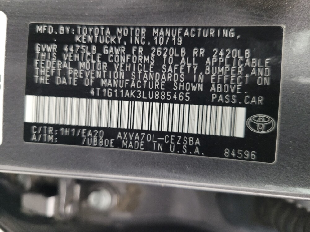 2020 Toyota Camry in Las Vegas, NV 89102 - 18109585 33