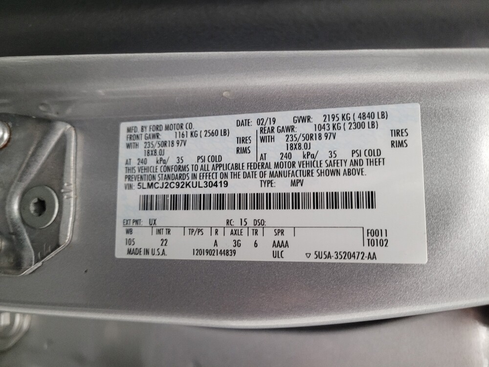 2019 Lincoln MKC in Montclair, CA 91763 - 18109666 33