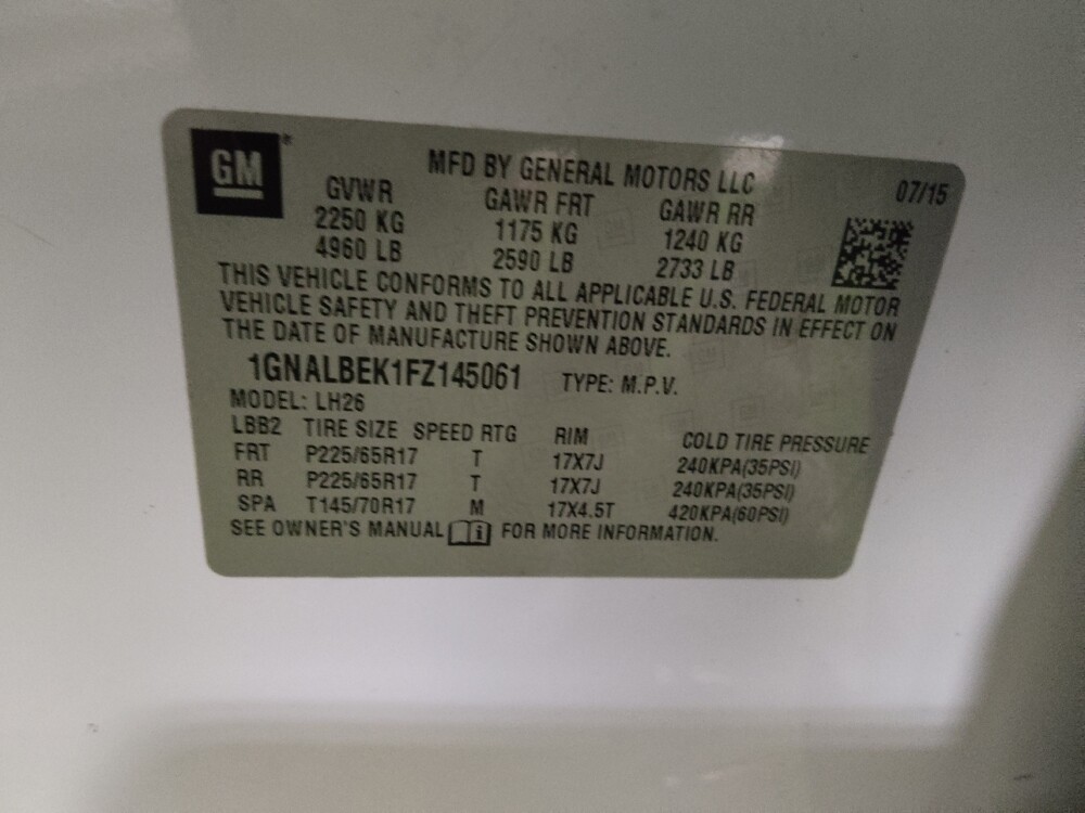 2015 Chevrolet Equinox in Augusta, GA 30907 - 18109677 33