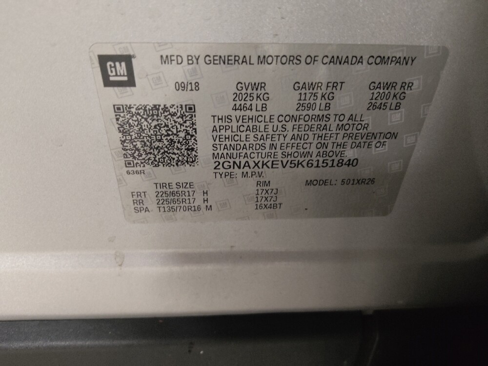 2019 Chevrolet Equinox in Columbus, GA 31909 - 18109697 33