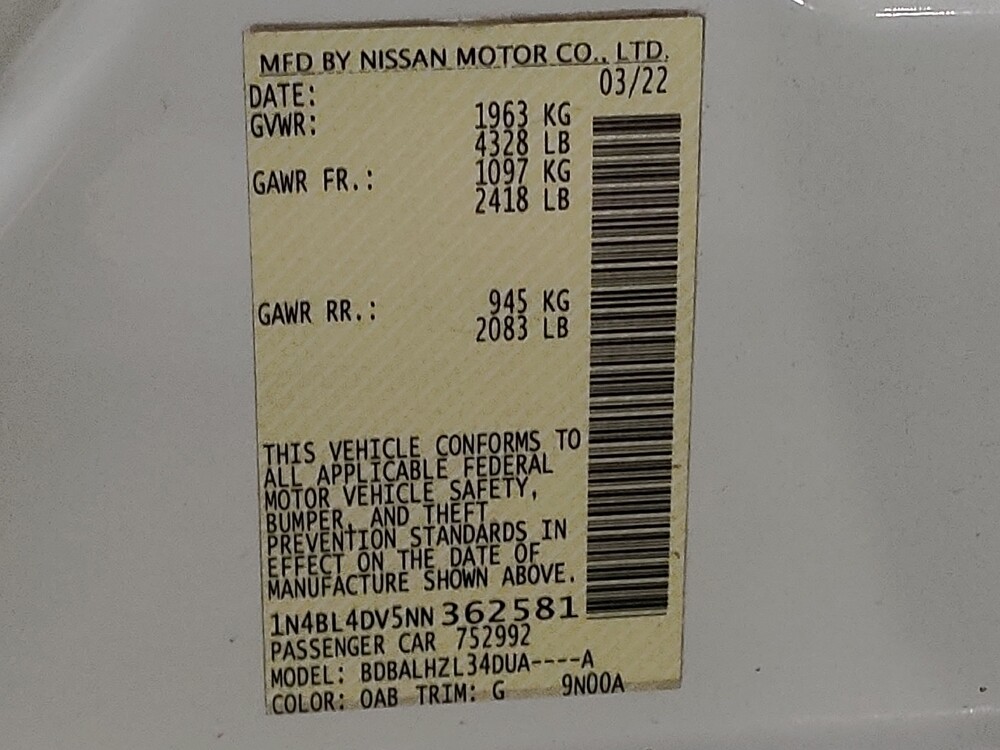 2022 Nissan Altima in Tulsa, OK 74145 - 18109723 33