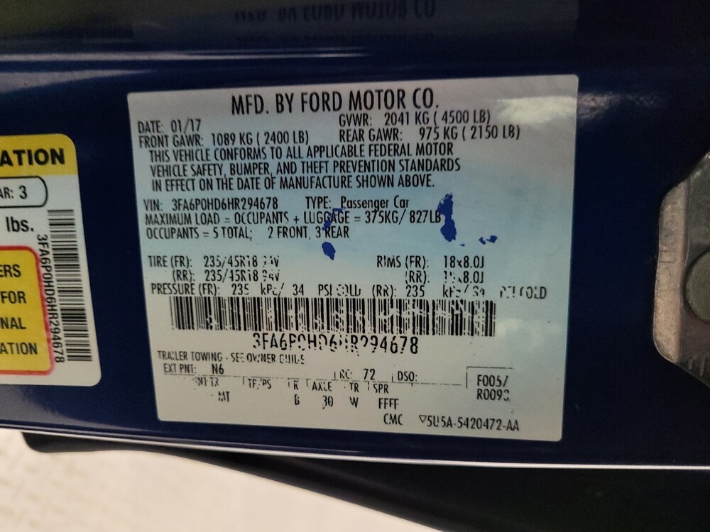 2017 Ford Fusion in Albuquerque, NM 87113 - 18109732 33