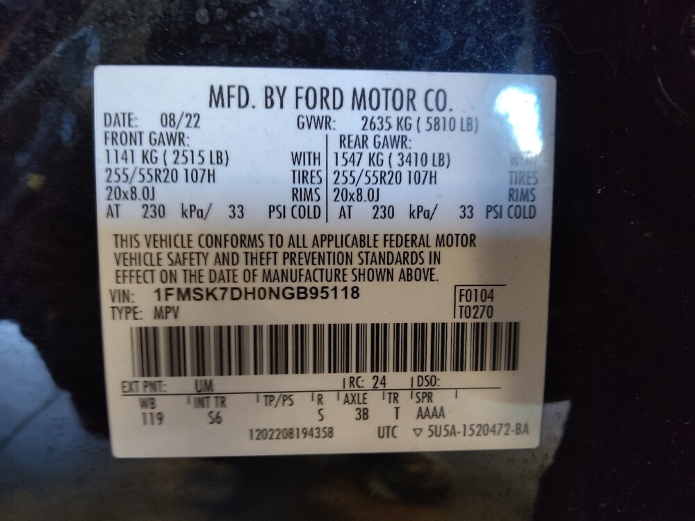 2022 Ford Explorer in Pensacola, FL 32505 - 18109766 33