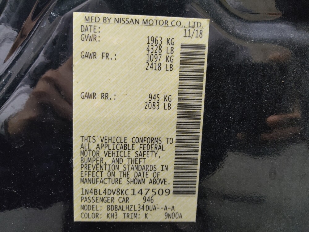 2019 Nissan Altima in Greenville, SC 29607 - 18109796 33