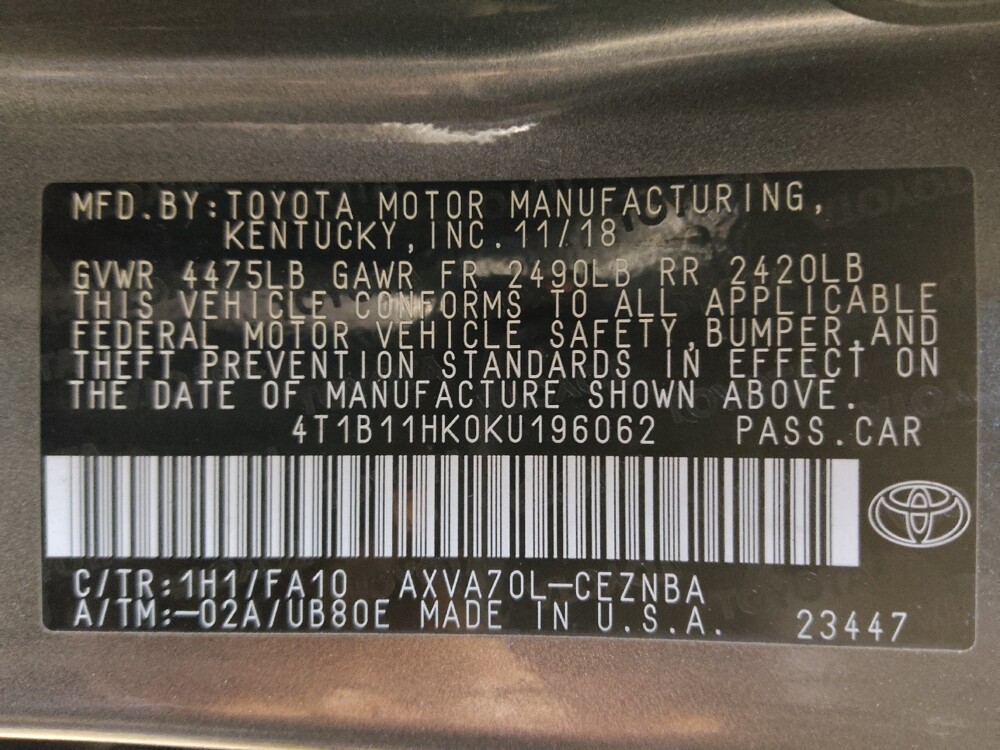 2019 Toyota Camry in Charlotte, NC 28213 - 18109798 33