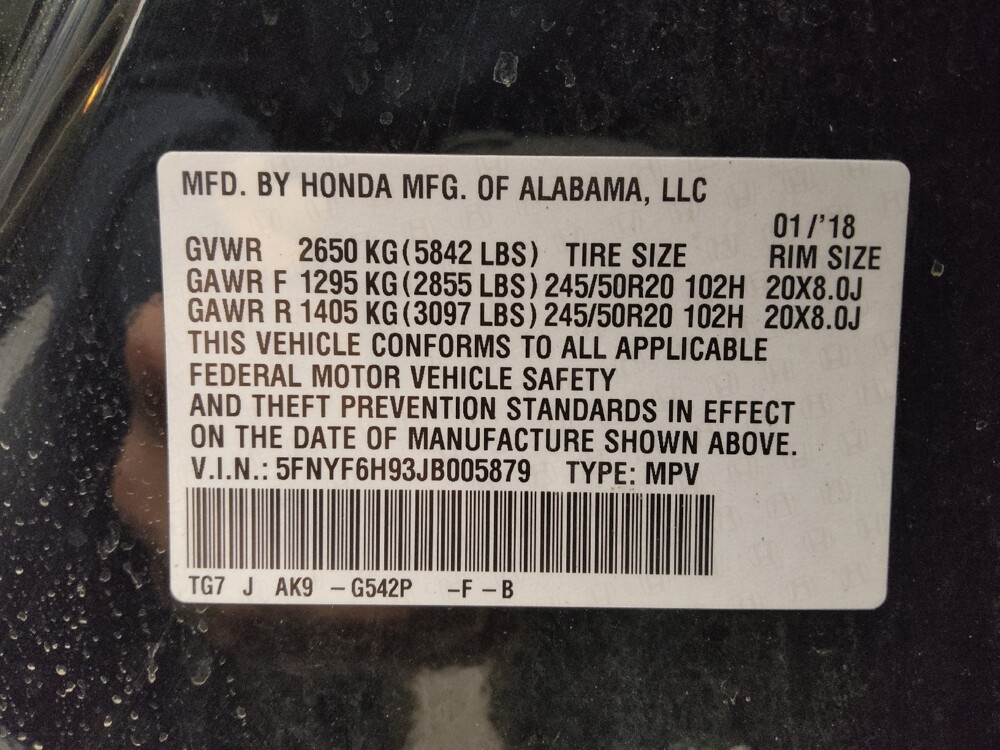 2018 Honda Pilot in Lakewood, CO 80215 - 18109808 33