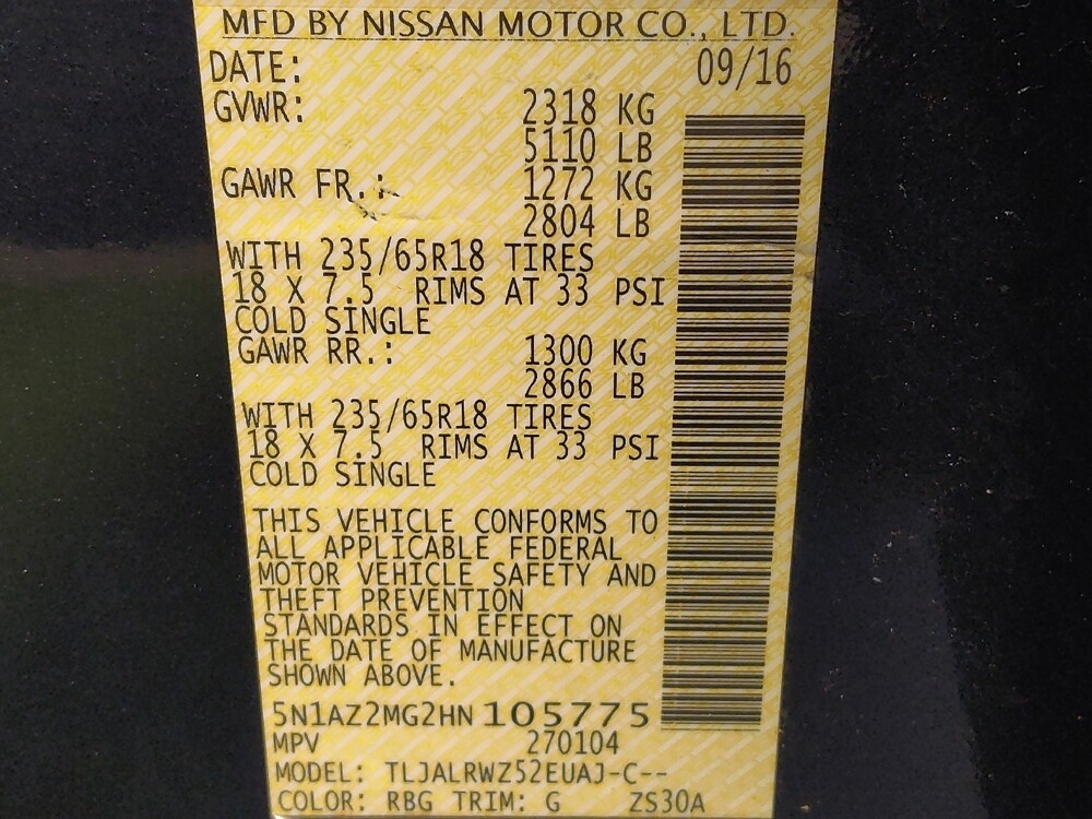 2017 Nissan Murano in Round Rock, TX 78664 - 18109841 33