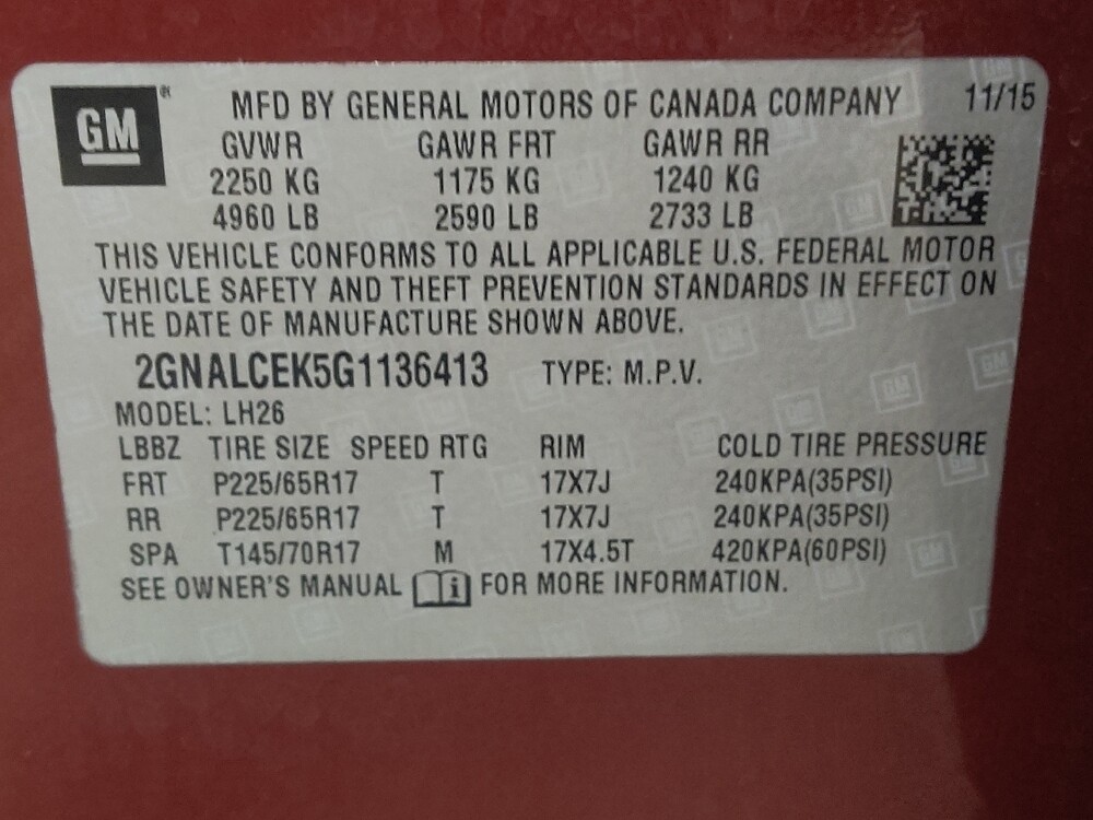 2016 Chevrolet Equinox in Fairfield, OH 45014 - 18109851 33