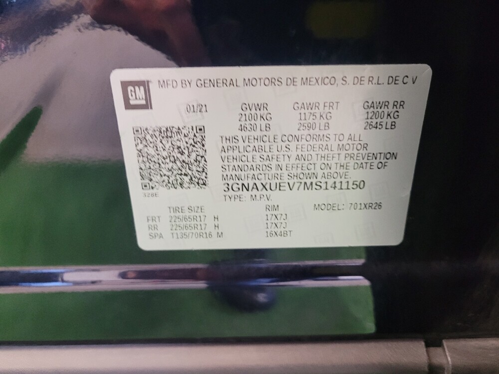 2021 Chevrolet Equinox in Toledo, OH 43617 - 18109869 33