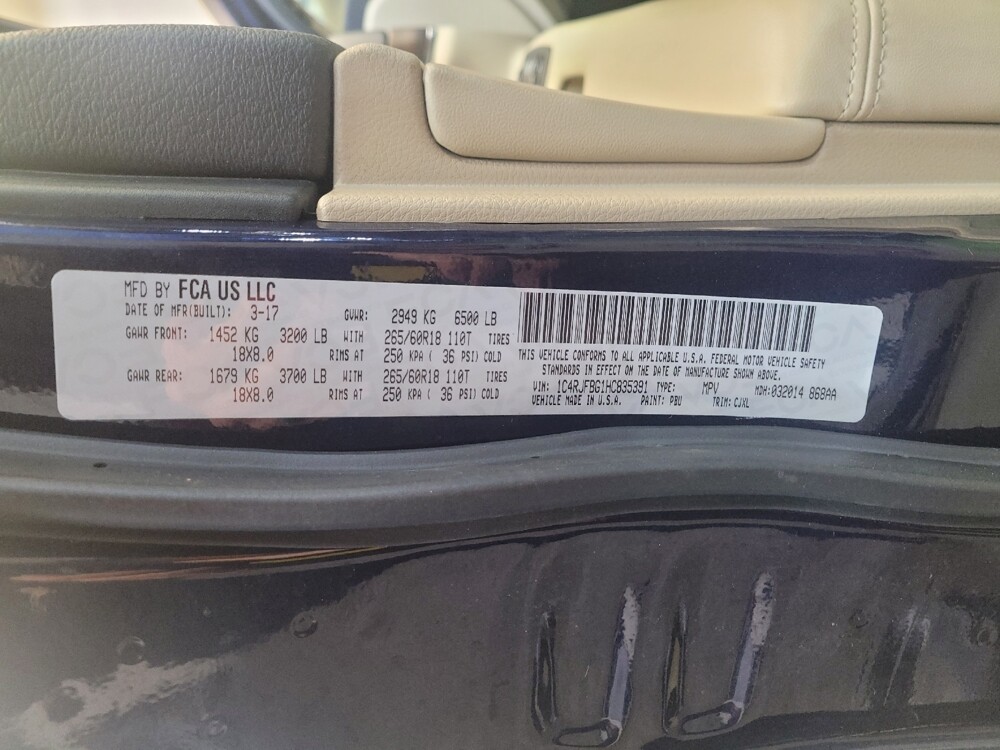 2017 Jeep Grand Cherokee in Columbus, OH 43228 - 18109870 33