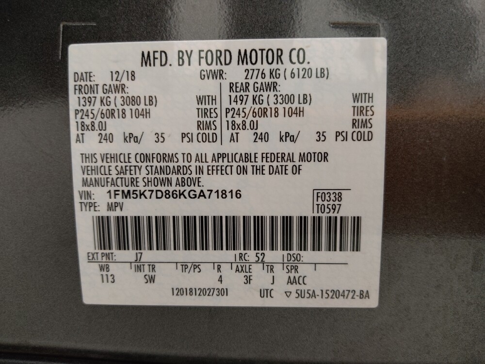 2019 Ford Explorer in Lakewood, CO 80215 - 18109875 33