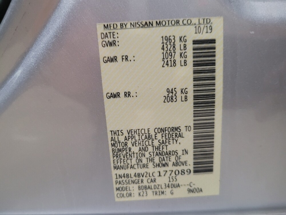 2020 Nissan Altima in Owings Mills, MD 21117 - 18109881 33