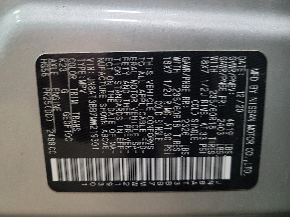 2021 Nissan Rogue in New Castle, DE 19720 - 18109886 33