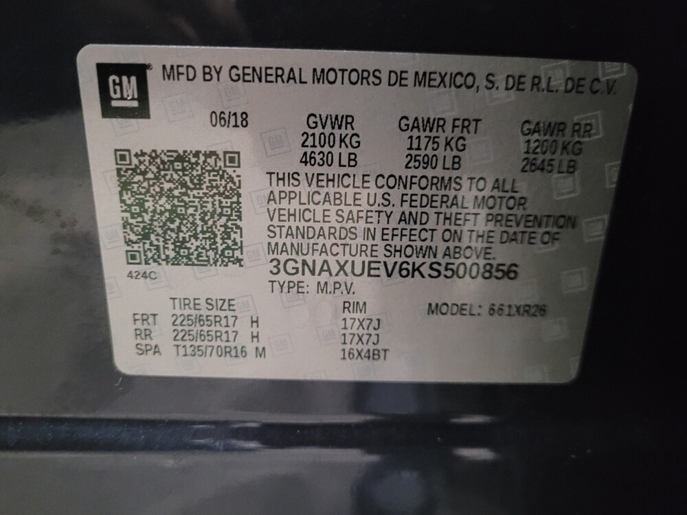 2019 Chevrolet Equinox in Owings Mills, MD 21117 - 18109896 33