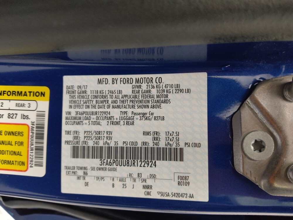 2018 Ford Fusion in Wichita, KS 67207 - 18109901 33