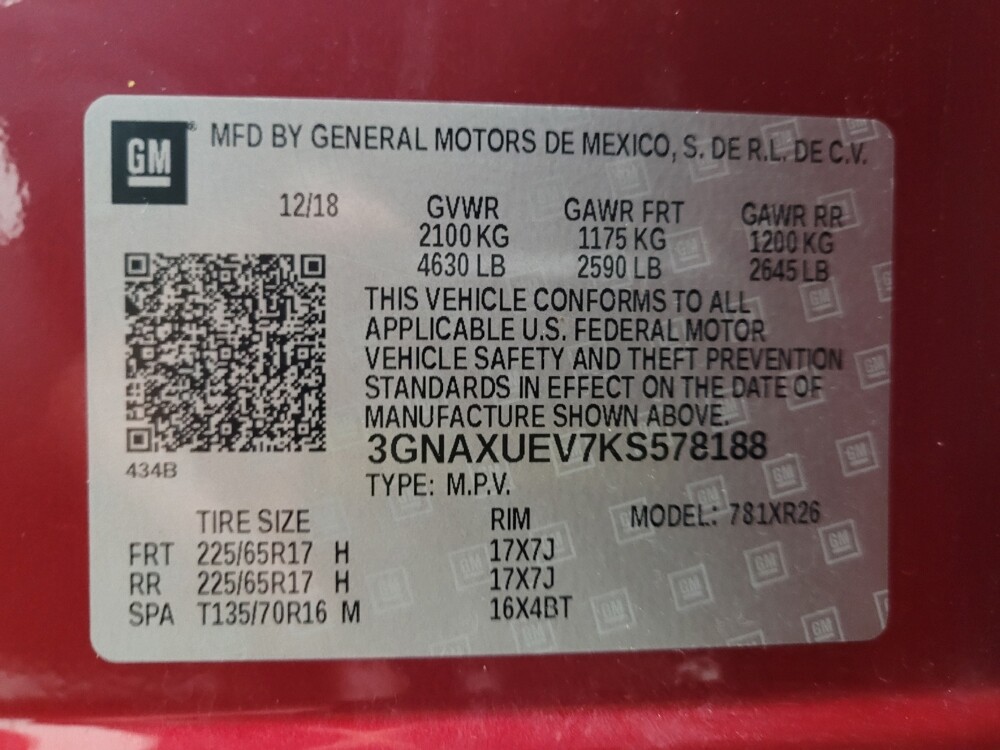 2019 Chevrolet Equinox in Taylor, MI 48180 - 18109913 33