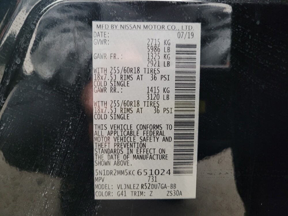 2019 Nissan Pathfinder in Taylor, MI 48180 - 18109920 33