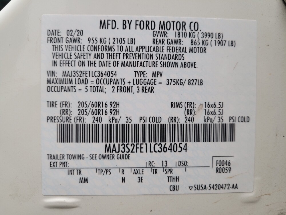 2020 Ford EcoSport in Taylor, MI 48180 - 18109927 33