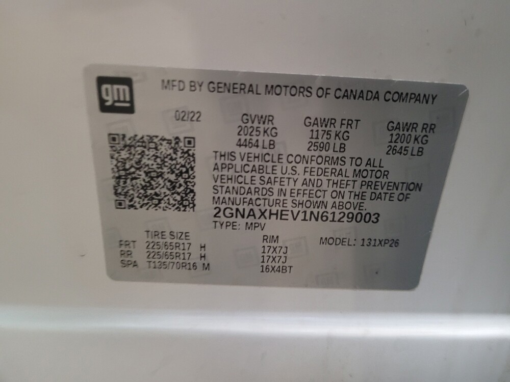 2022 Chevrolet Equinox in Owings Mills, MD 21117 - 18109949 33