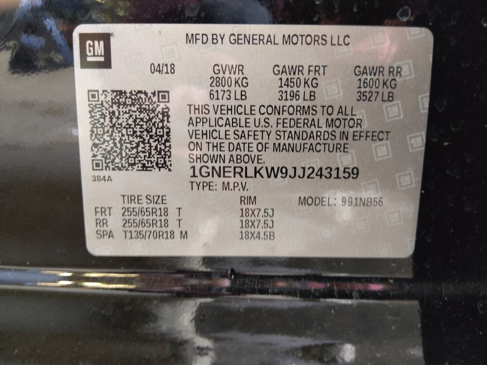 2018 Chevrolet Traverse in Tampa, FL 33612 - 18109955 33