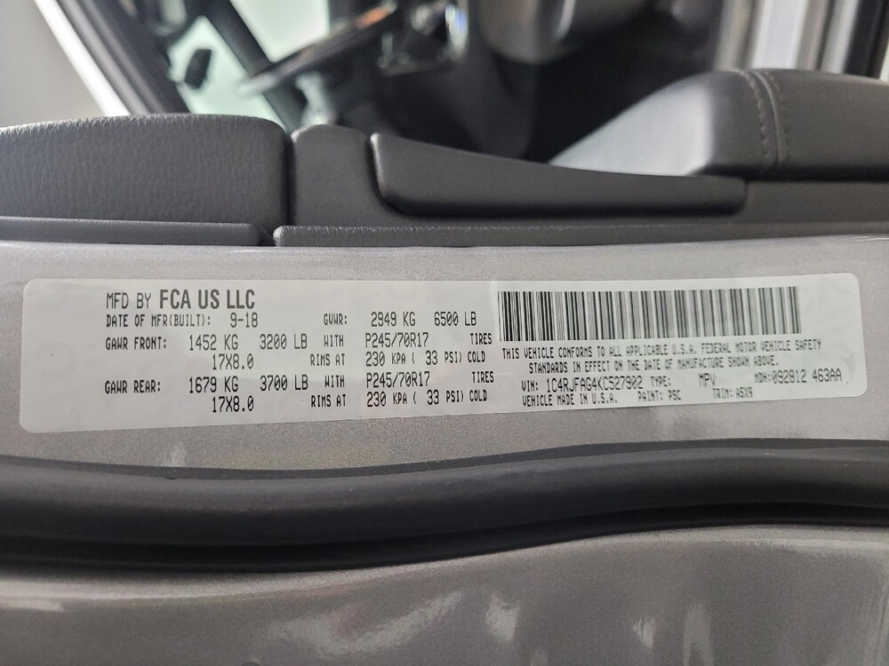 2019 Jeep Grand Cherokee in Taylor, MI 48180 - 18109960 33