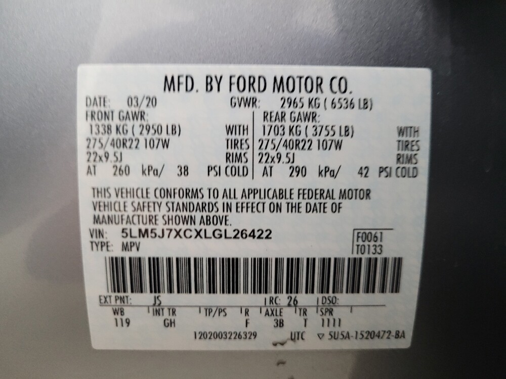 2020 Lincoln Aviator in Taylor, MI 48180 - 18109962 33