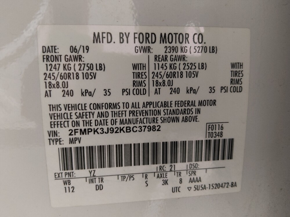 2019 Ford Edge in Pelham, AL 35124 - 18109974 33