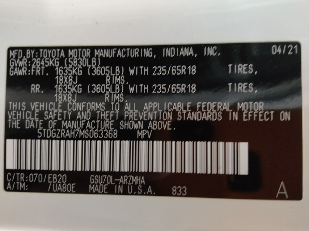 2021 Toyota Highlander in Denver, CO 80012 - 18109988 33