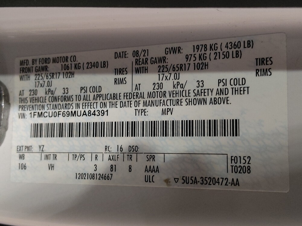 2021 Ford Escape in Fort Worth, TX 76116 - 18110031 33