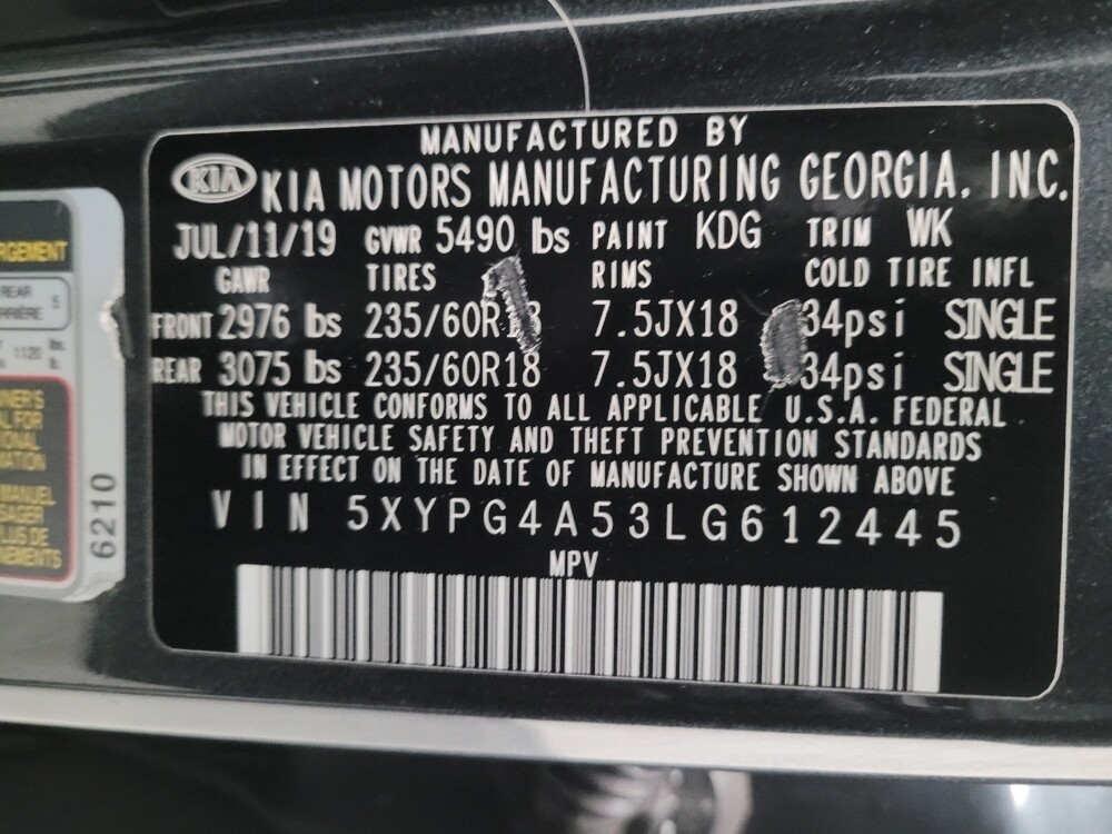 2020 Kia Sorento in Torrance, CA 90504 - 18110036 33