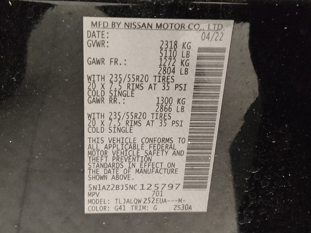 2022 Nissan Murano in Round Rock, TX 78664 - 18110039 33