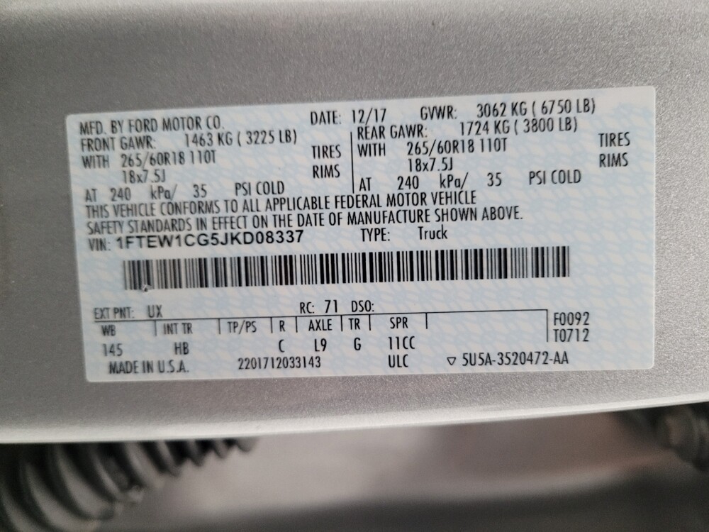 2018 Ford F150 in Montclair, CA 91763 - 18110067 33