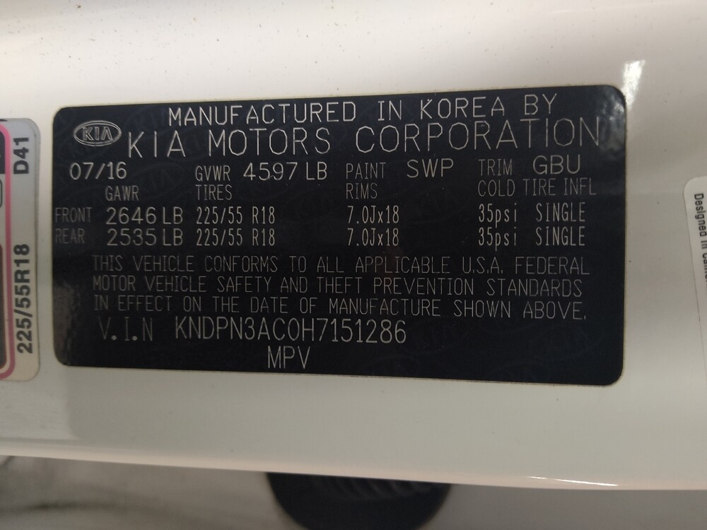 2017 Kia Sportage in Duluth, GA 30096 - 18110093 33