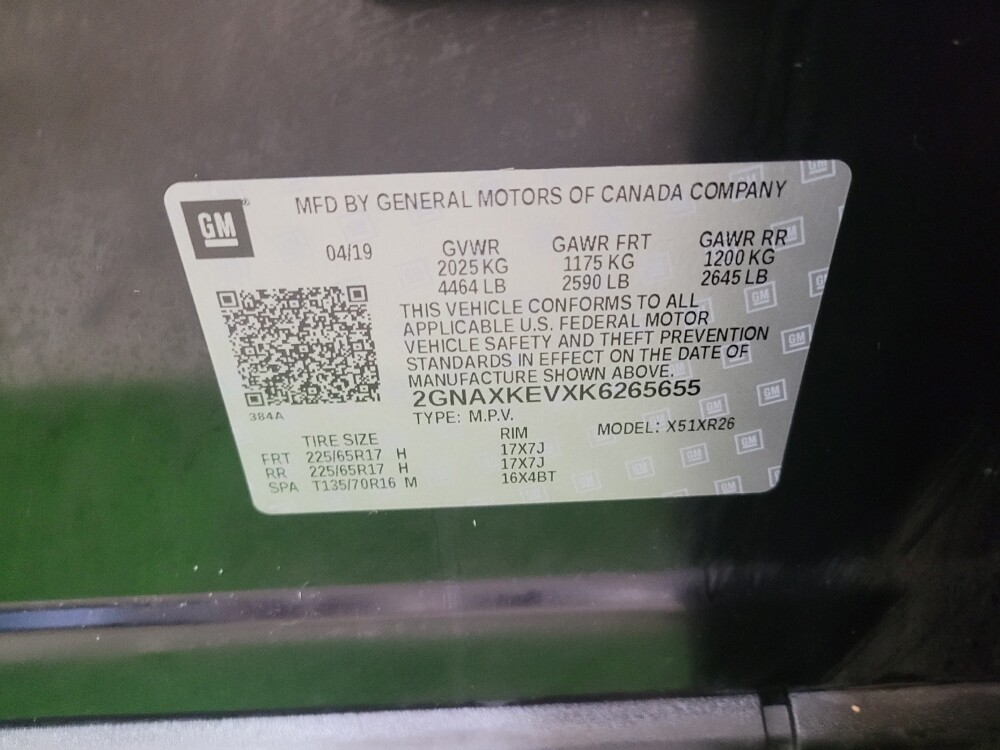 2019 Chevrolet Equinox in Columbus, OH 43231 - 18110095 33