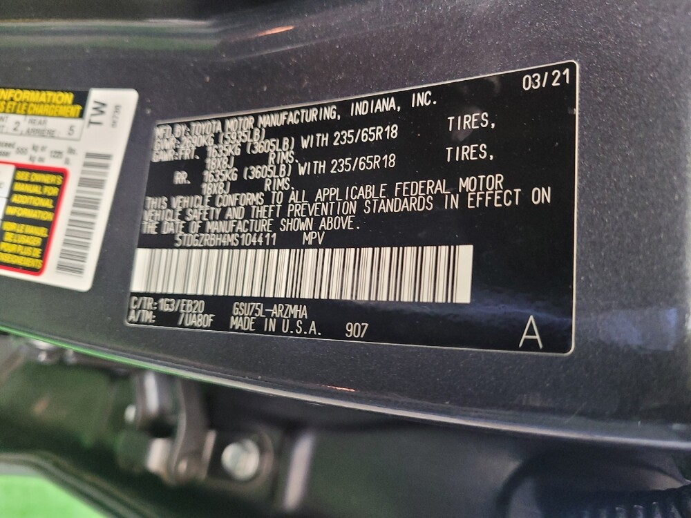 2021 Toyota Highlander in Columbus, OH 43231 - 18110098 33